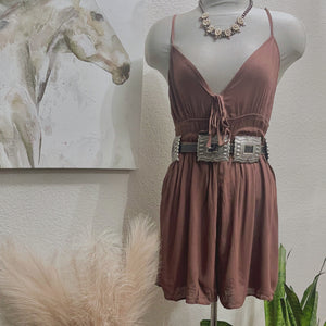 Brown romper