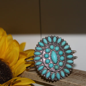 Turquoise bangle bracelet