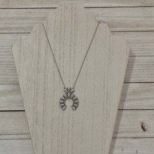 Grey squash necklace